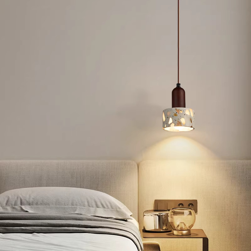 Translucent Stone Small Pendant Light | Wabi-Sabi Full Spectrum Pendant Light