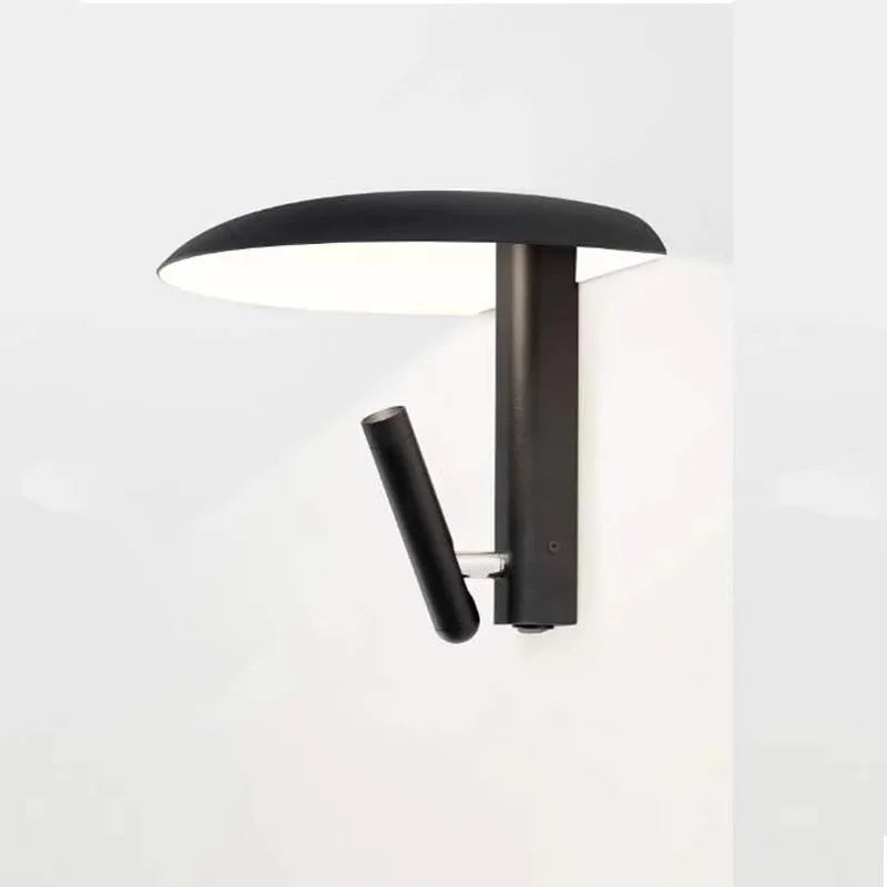 Nordic Designer Modern Minimalist Iron LED Warm White Dimmable Wall Lamp Living Room Rotating Reading Bedside Lamp HomeStay