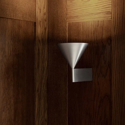 Italian High-End Designer Modern Aluminum Bedroom Bedside Wall Lamp Cone Geometric Design LED Light Source for Hotel Corridor