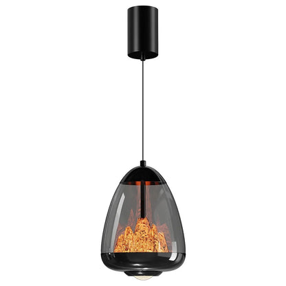 Light Luxury Bedroom Bedside Hand-operated Lift Pendant Light Modern Creative Designer's Aluminum Stainless Steel Chandelier