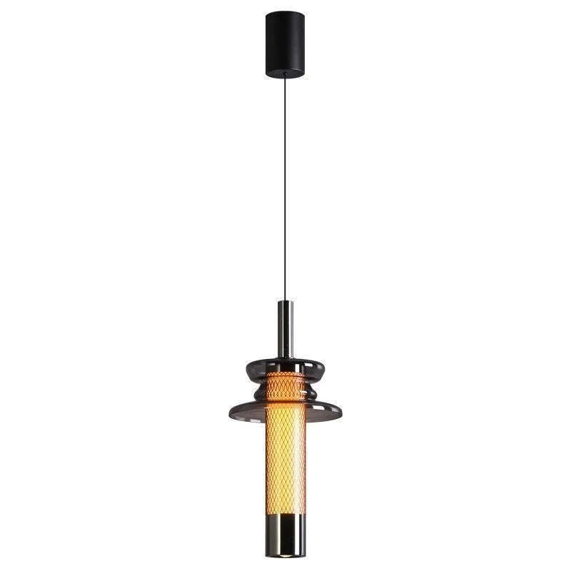 Adjustable Italian-style Light Luxury Hanging Aluminum Bedside Pendant Light Modern Minimalist Aluminum Chandelier