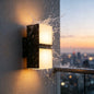 Aluminum LED Wall Light Outdoor Waterproof Minimalist Wall Lamp Door Pillars Warm White Garden Lamp (IP65 Rated)