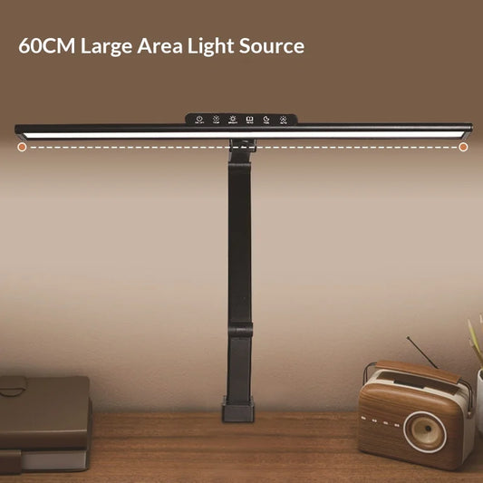 Eye-protective Metal LED Clip Light with USB Power Supply for Computer Work Reading Gaming Children's Desks