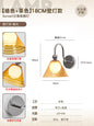 Sunset Glow Silver Iron Glass LED Pendant Light Creative Bauhaus Hanging Bedroom Entrance Hallway Modern Atmosphere