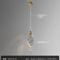 [Cross-border] Black Bamboo Rattan Energy-Saving Bedside Decoration Art Entrance Small Background Magic Stone Chandelier Light