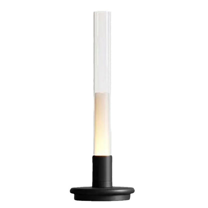 Cross-border rechargeable candle lamp, creative light touch bar, outdoor dining table, coffee table, candle lamp