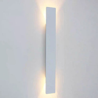 Modern minimalist strip wall lamp with up and down lighting, suitable for hallways, staircases, corridors, pillars, living room accent walls, and as decorative wall lights.