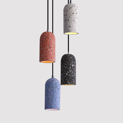 Cement pendant light, Nordic industrial style, LOFT restaurant light, creative and unique bar counter light, simple and retro homestay pendant light.