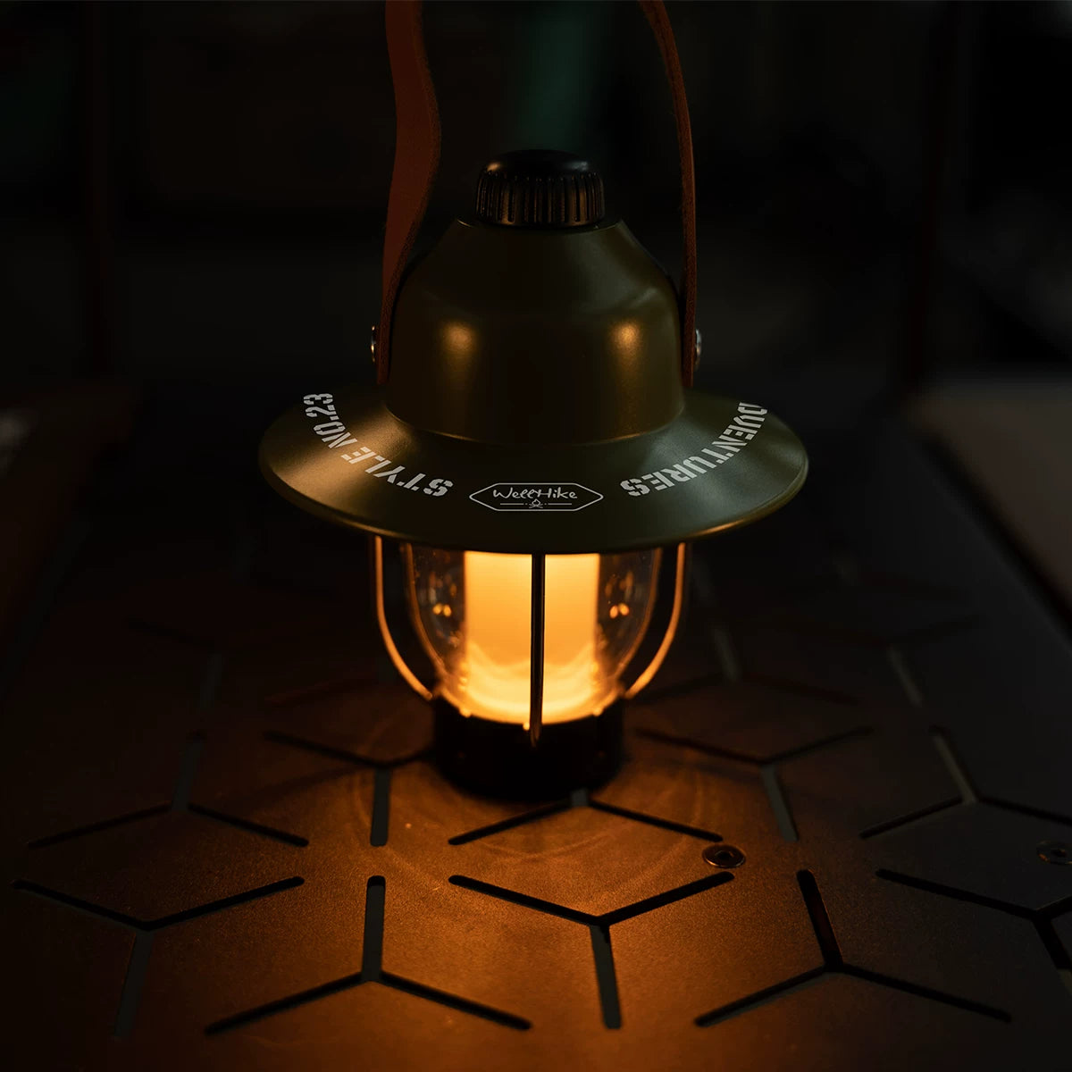 Outdoor Hazelnut Camping Tent Light: Creates Ambiance, Waterproof, Retro, Long-lasting Battery, Emergency Rescue