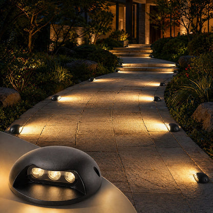 LED outdoor walkway light turtle shell light step light garden landscape street light boardwalk foot light stair light Courtyard lights