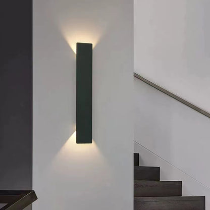 Modern minimalist strip wall lamp with up and down lighting, suitable for hallways, staircases, corridors, pillars, living room accent walls, and as decorative wall lights.