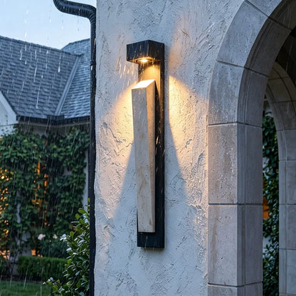 Outdoor waterproof aluminum wall lamp IP65 villa landscape courtyard fence gate lamp long strip wall lamp