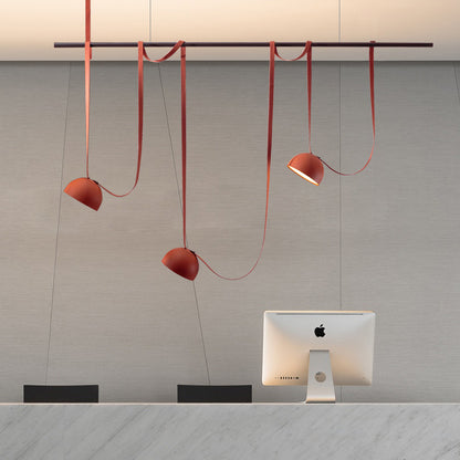 Modern minimalist artistic creative light for living rooms/dining rooms; bedroom/bedside/study light; showroom/cafe bar counter strip pendant light.