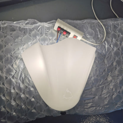 Italian-style light luxury skirt series wall lamp, French modern minimalist hallway, corridor, bedroom, living room, entryway shell glass lamp
