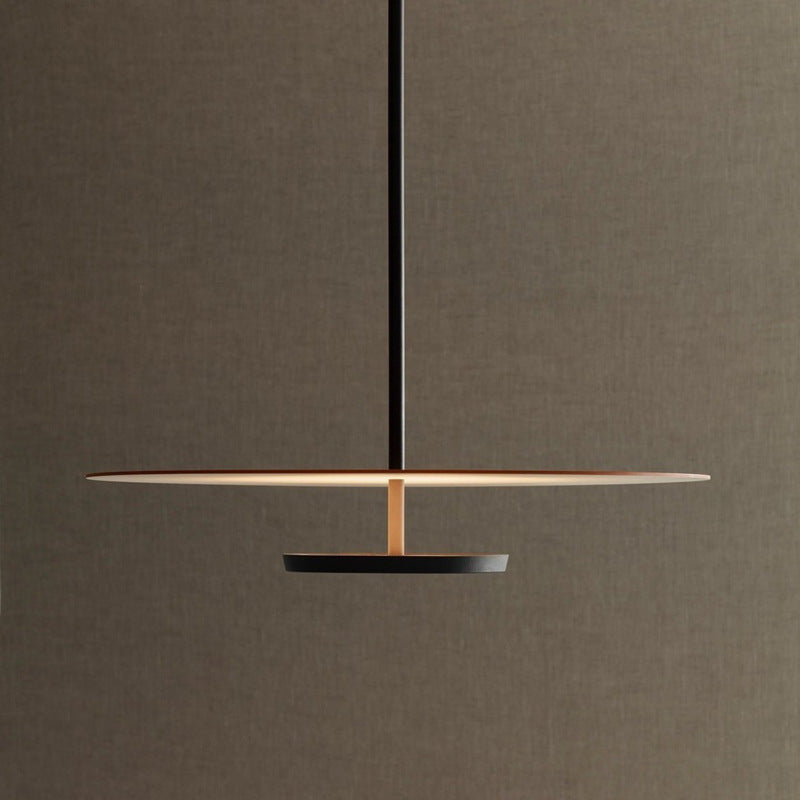 Nordic Artistic Minimalist UFO Chandelier, Danish Designer Round Office Bar Counter Showroom Restaurant Light