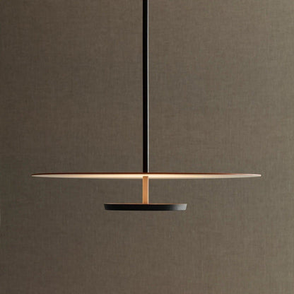 Nordic Artistic Minimalist UFO Chandelier, Danish Designer Round Office Bar Counter Showroom Restaurant Light