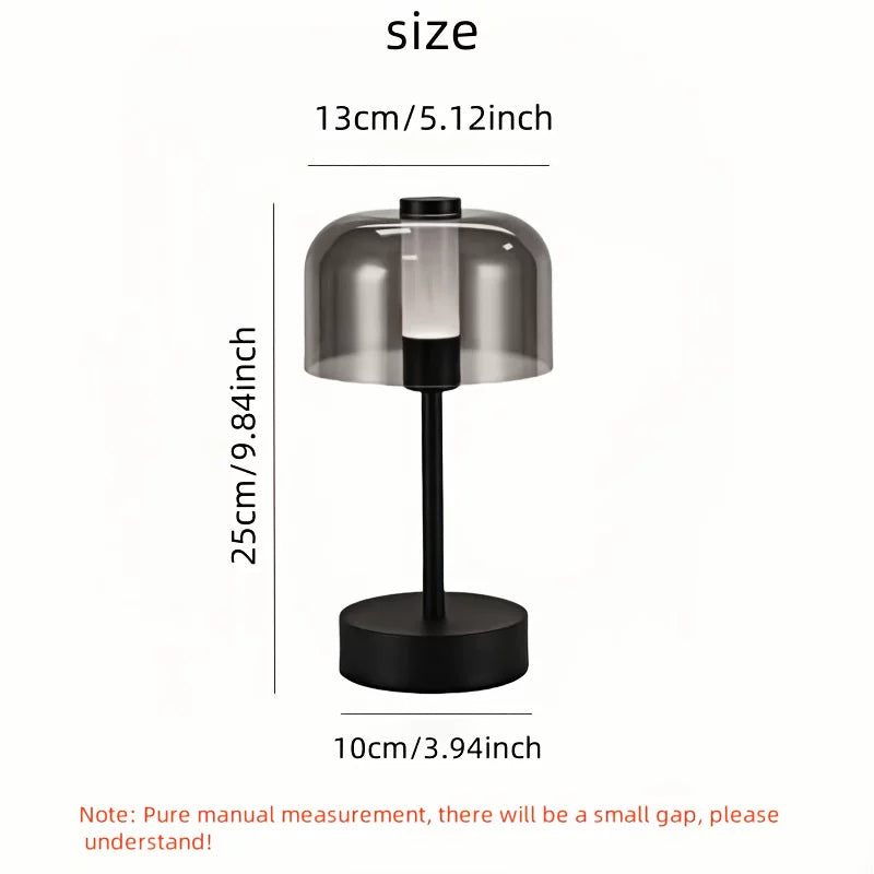 Retro Vintage Outdoor Trendy Camping Atmosphere Touch Table Lamp USB Reading Lighting Rechargeable Table Lamp