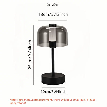 Retro Vintage Outdoor Trendy Camping Atmosphere Touch Table Lamp USB Reading Lighting Rechargeable Table Lamp