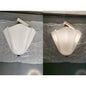 Italian-style light luxury skirt series wall lamp, French modern minimalist hallway, corridor, bedroom, living room, entryway shell glass lamp